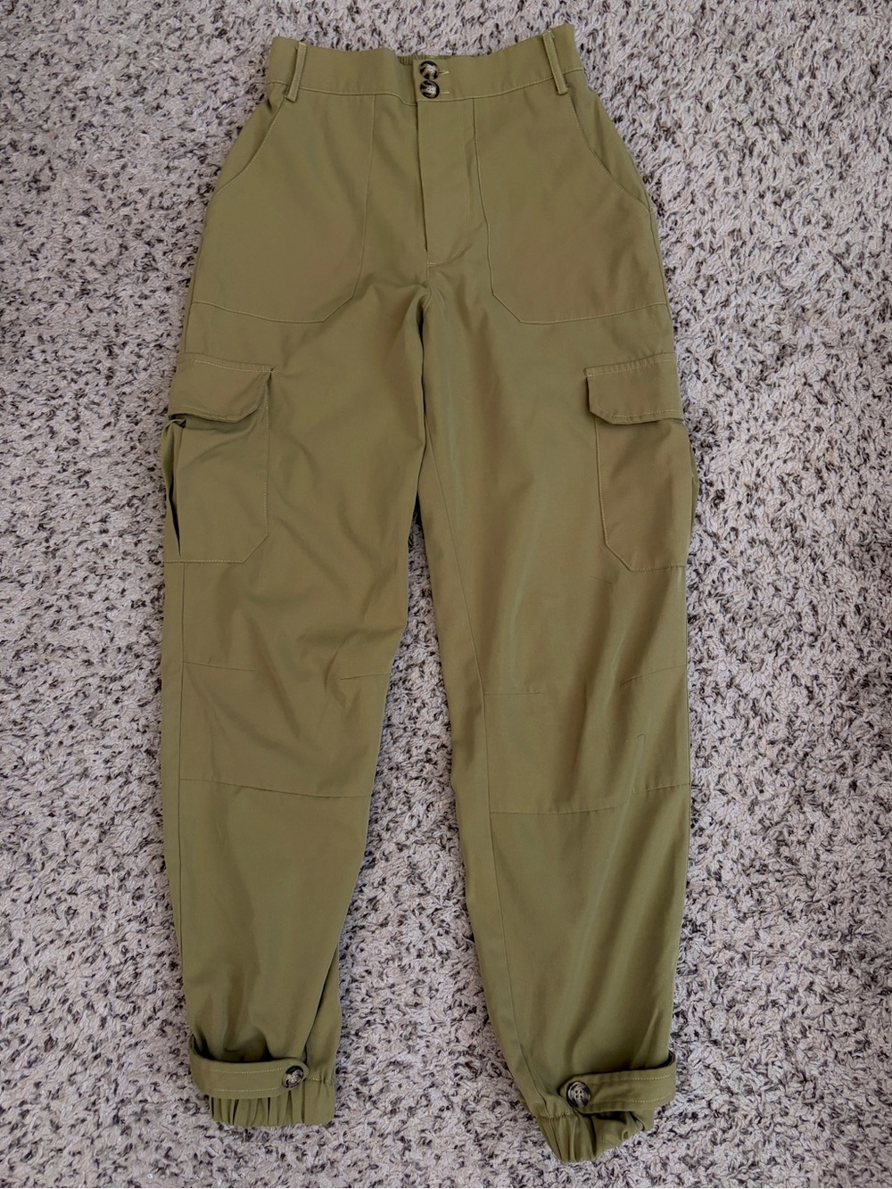 Forever 21 Olive Utility Pants